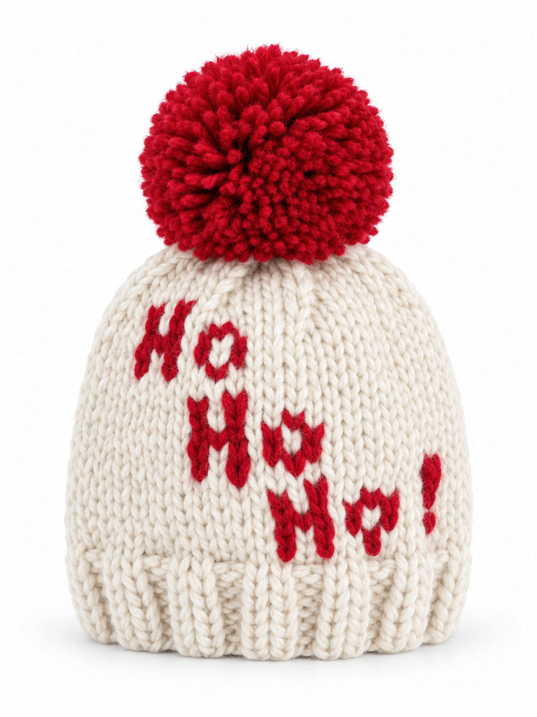 Ho Ho Ho Knit Pom Hat