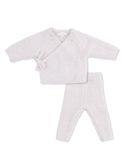 Chenille Kimono Take Me Home 3-Piece Set, Natural