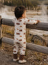 2-Way Zip Romper, American Buffalo