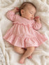 Smocked Ruffle Tiered Dress & Bloomer, Pink Gingham