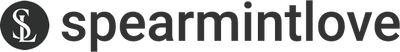 Logo of Spearmintlove, featuring stylized initials "SL" within a circle and the full name in modern typography.