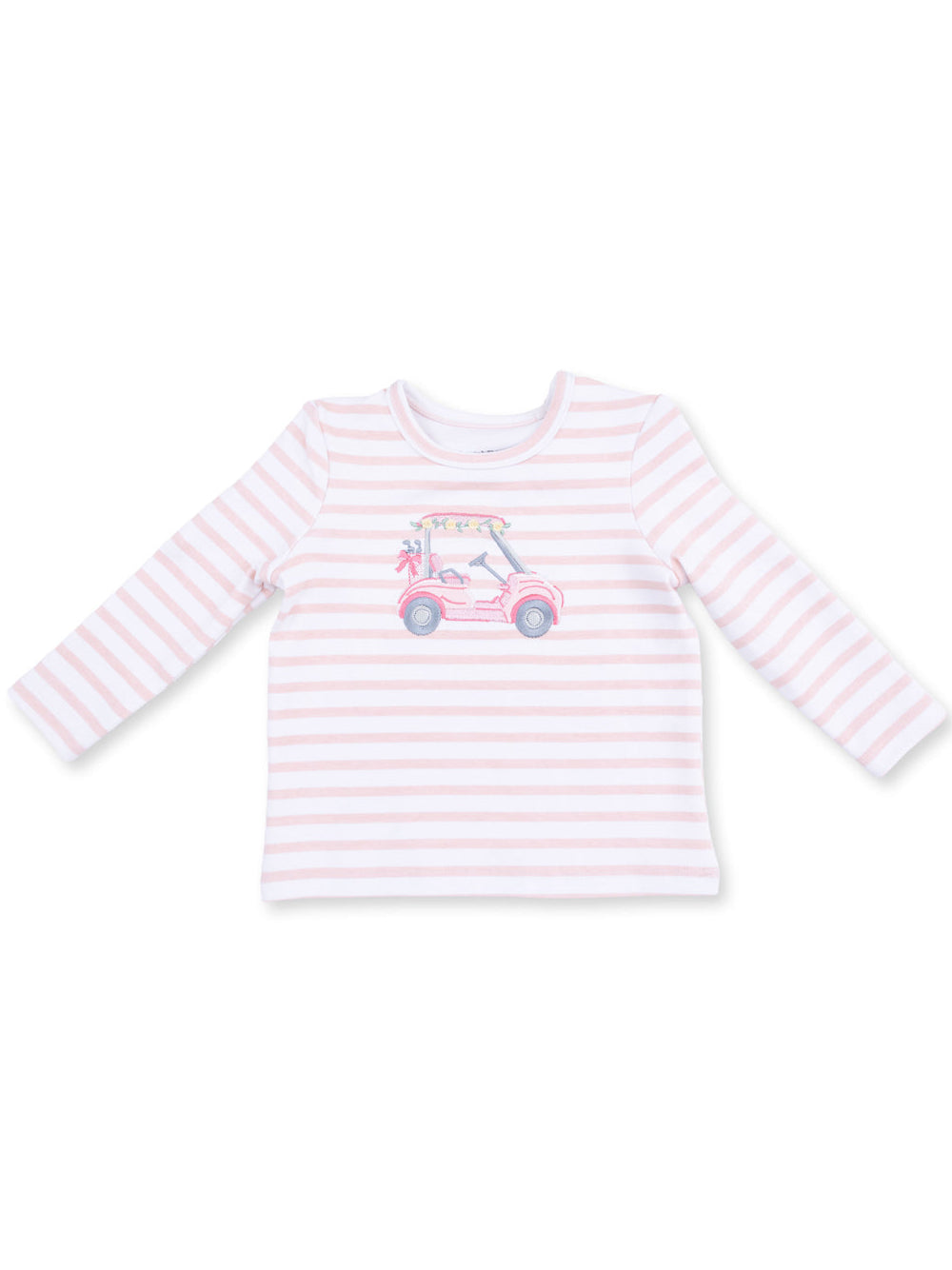 Long Sleeve Shirt, Pink Golf Cart