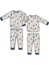 Long Sleeve Loungewear Set, Hockey Players