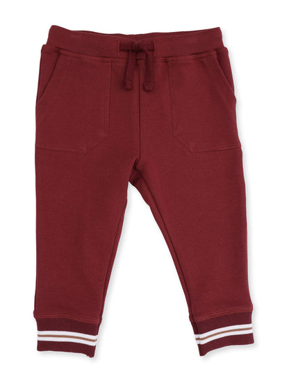Jogger Pant, Varsity French Terry Maroon