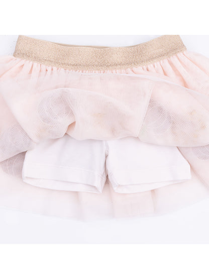 Tutu Skirt with Bike Shorts, Pumpkins