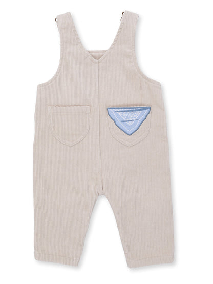 Corduroy Overalls, Peyote Horse Appliqué