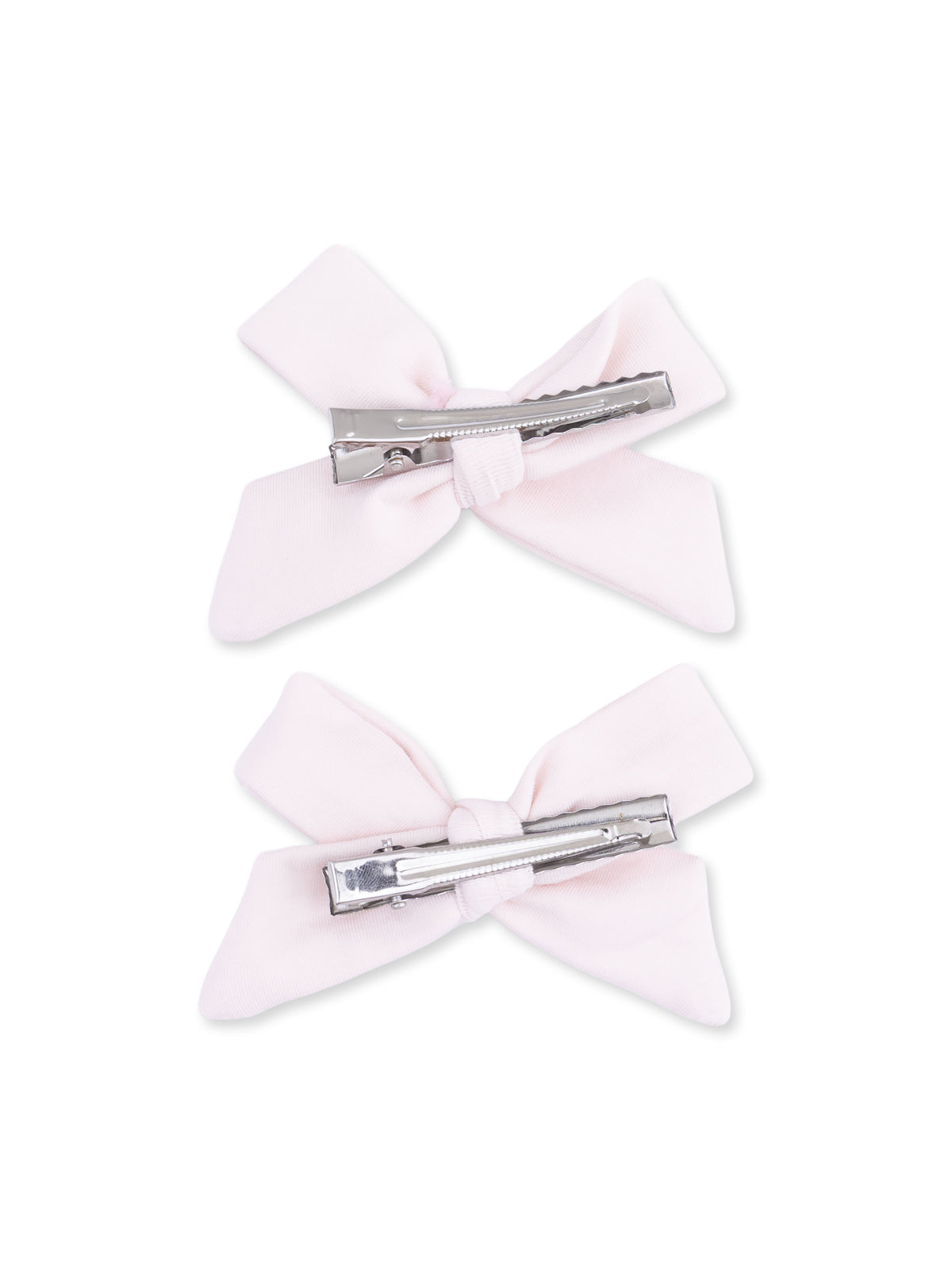 2-Pack Hair Bows w/Clips, Mauve Morn