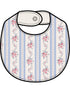 Feeding Bib, Anna Floral Stripe