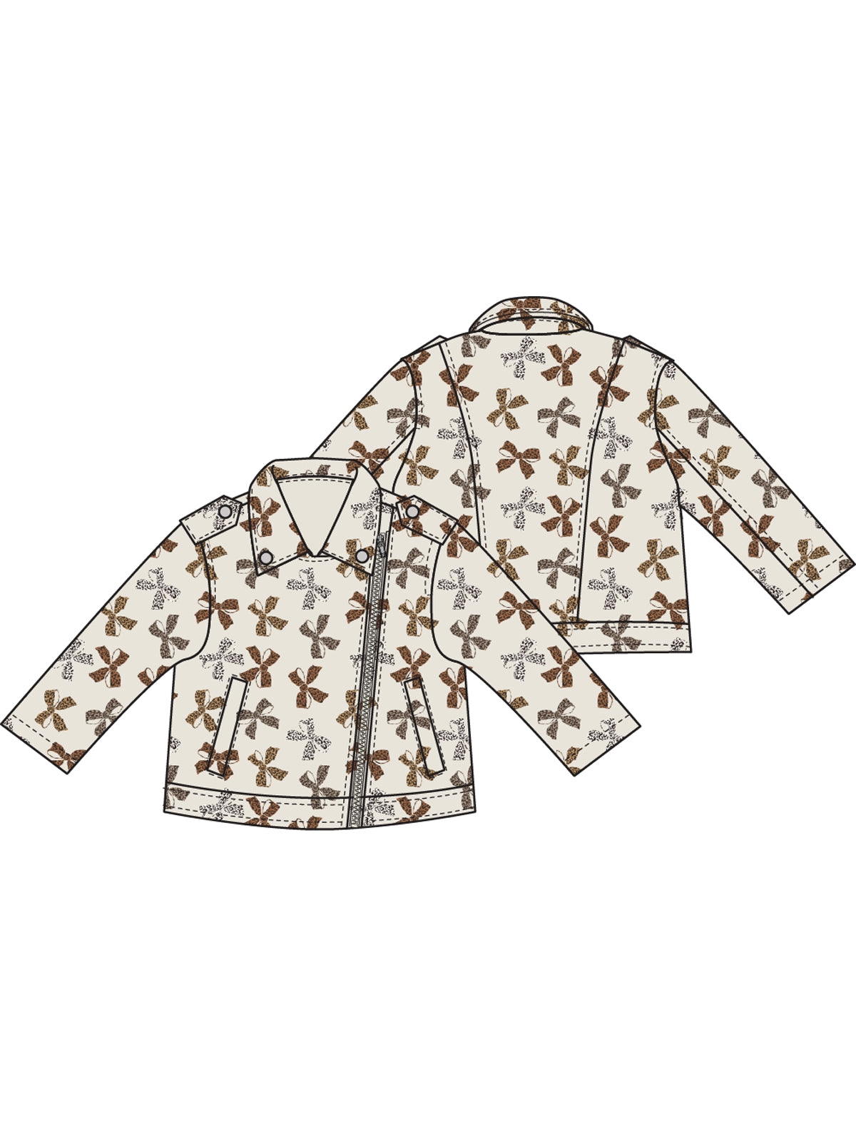 Motorcycle Jacket, Leopard