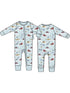 2-Way Zip Romper, Snow Machines
